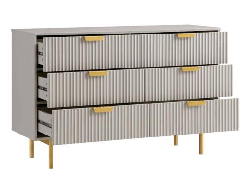 Buy & Sell Wandsworth South West London - Photos for 6 Drawer Chest – Modern Ridged Design Daals