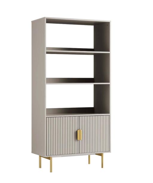 Buy & Sell - Photos for Daals Modern Fluted Bookcase Taupe colour