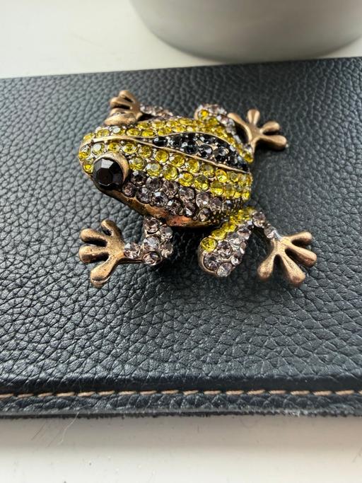 Buy & Sell Ocean Village Southampton - Photos for Antique green/black diamanté frog brooch