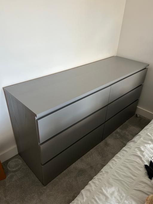 Buy & Sell Thongsbridge Kirklees - Photos for IKEA light grey large chest of drawers