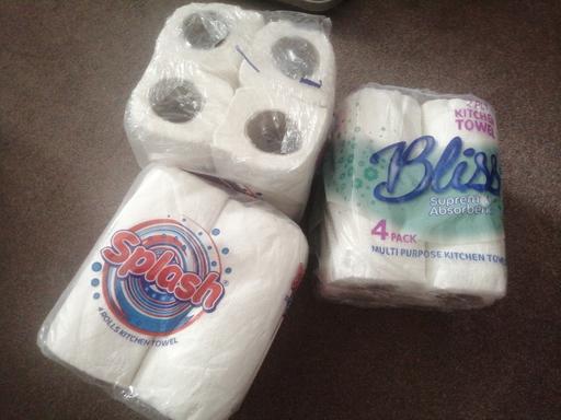 Buy & Sell Heath Town Wolverhampton - Photos for New pack of 4 kitchen rolls