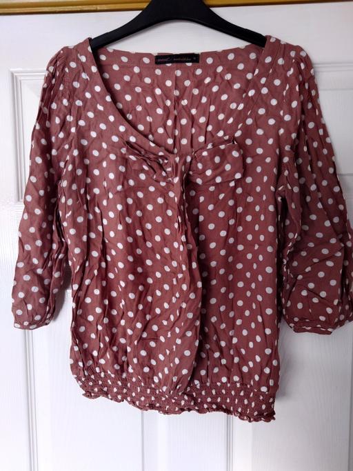 Buy & Sell Woodthorpe Charnwood - Photos for Women's brown spotty top size 10