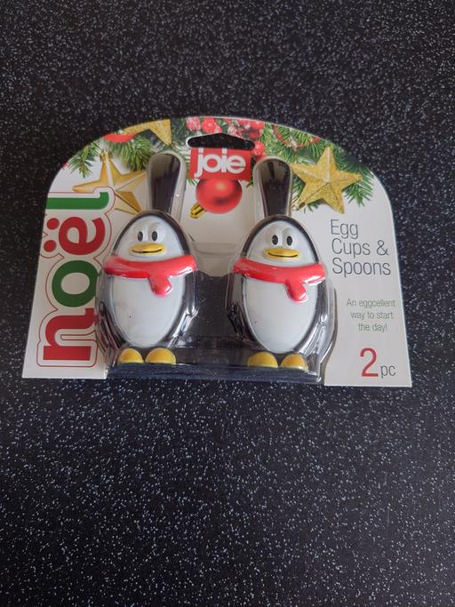 Buy & Sell Woodthorpe Charnwood - Photos for Pack of 2 Christmas egg cups and spoons