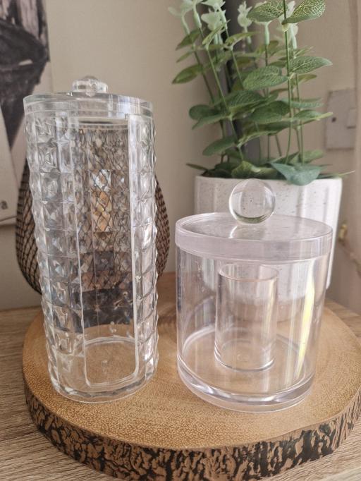 Buy & Sell Hall Green Birmingham - Photos for 2x clear cotton balls & pad dispensers