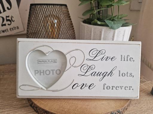 Buy & Sell Hall Green Birmingham - Photos for wooden love quote heart photo frame