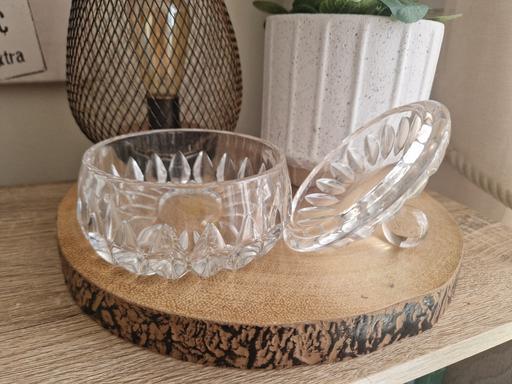 Buy & Sell Hall Green Birmingham - Photos for Heavy cut crystal glass candy dish with lid