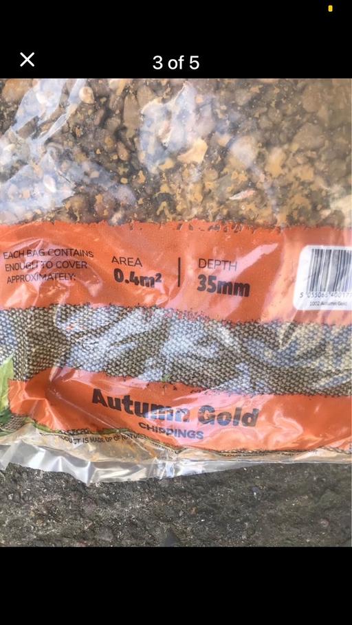 Buy & Sell Princes End Sandwell - Photos for Autumn gold chipping / gravel new 20 kg