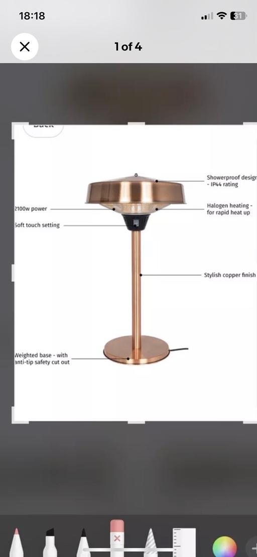 Buy & Sell Princes End Sandwell - Photos for Table top heater new