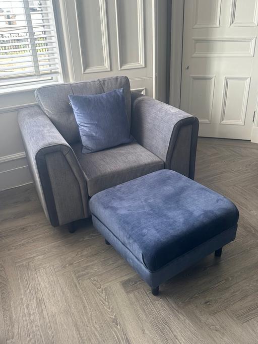 Buy & Sell Ferniegair South Lanarkshire - Photos for Two grey armchair perfect condition