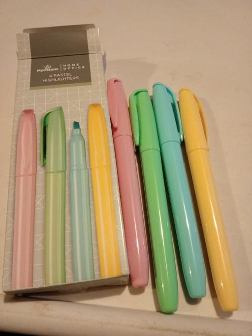 Buy & Sell Horncastle East Lindsey - Photos for new box of 4 PASTEL HIGHLIGHTERS