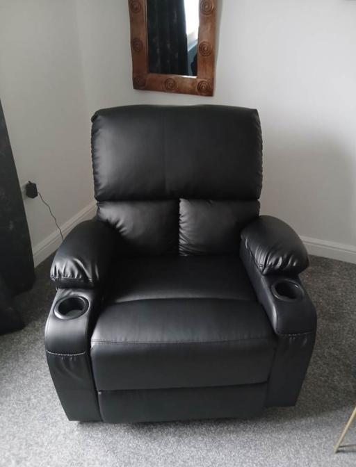 Buy & Sell Ellesmere Port Cheshire West and Chester - Photos for Black faux leather recliner