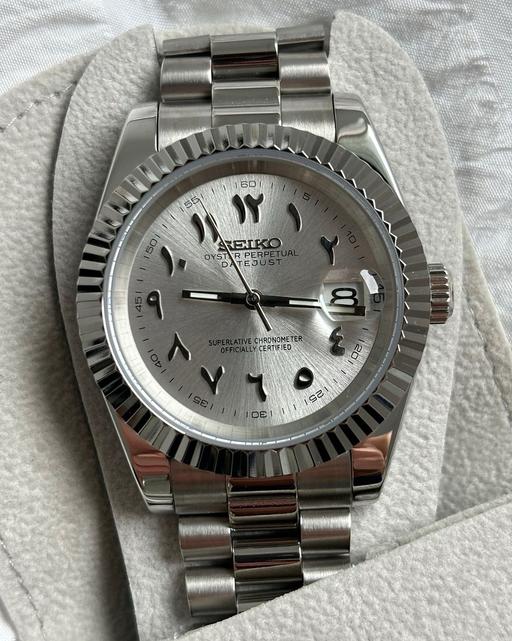 Buy & Sell Burnage Manchester - Photos for Seiko Arctic Silver | Arabic Dial Watch