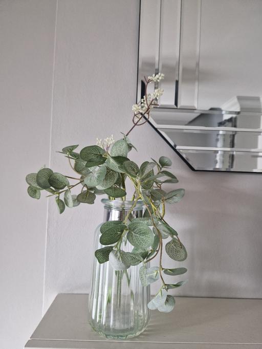 Buy & Sell Scholes Rotherham - Photos for Artificial plant in a glass vase