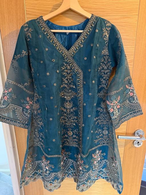 Buy & Sell Stockland Green Birmingham - Photos for Elegant Stunning 3 Piece Teal Pakistani Suit.