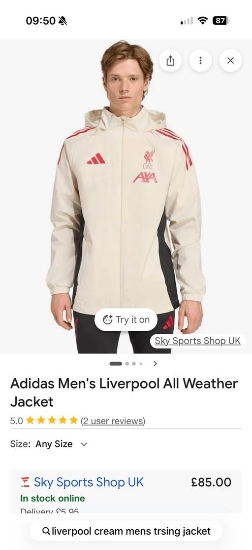 Buy & Sell Stoneycroft Liverpool - Photos for Brand new LFC jacket & shorts