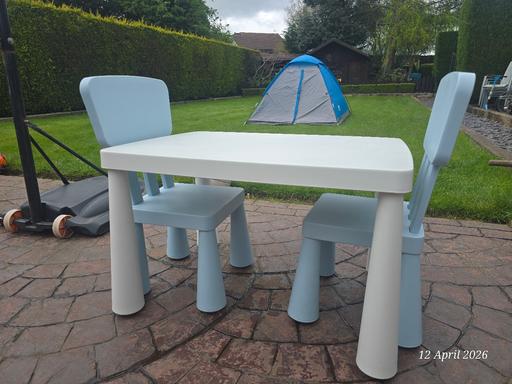 Buy & Sell Sprotbrough Doncaster - Photos for Ikea Children's Mammut table and chairs