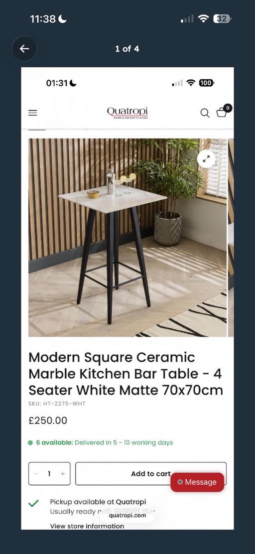 Buy & Sell Bierley Bradford - Photos for Bar Table & 2 High Chairs