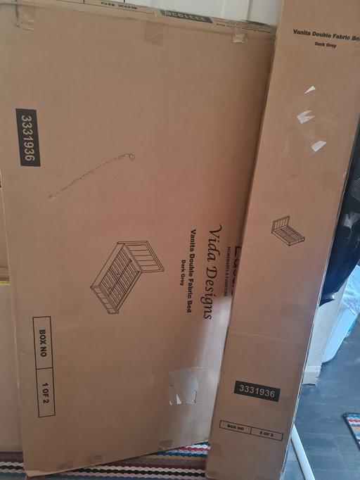 Buy & Sell Smethwick Sandwell - Photos for brand new double bed in dark grey