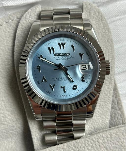 Buy & Sell Burnage Manchester - Photos for Seiko Ice Blue | Arabic Dial Watch