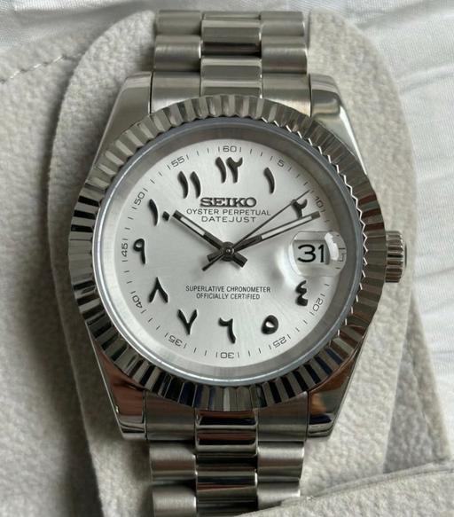 Buy & Sell Burnage Manchester - Photos for Seiko Marble White | Arabic Dial Watch