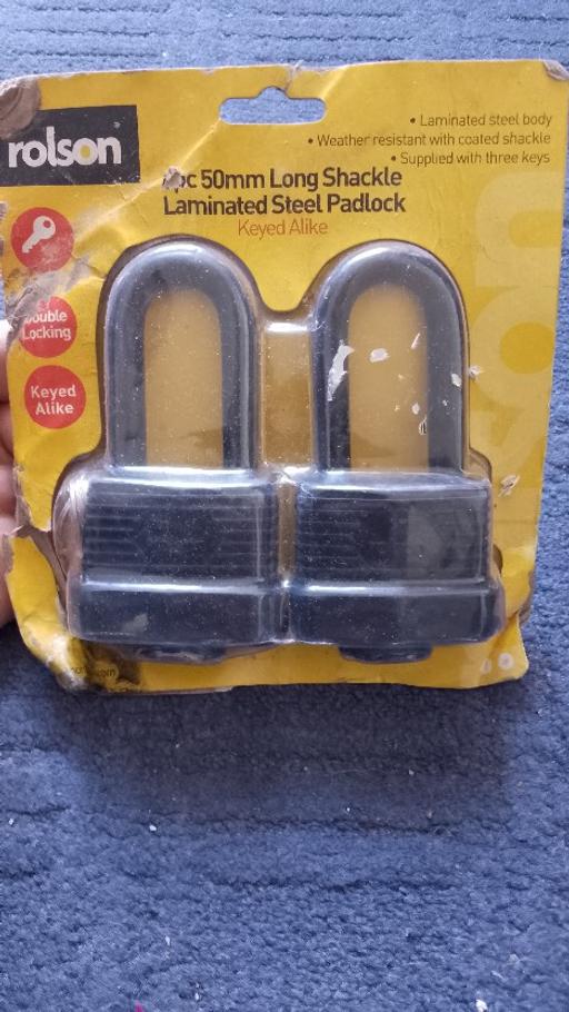 Buy & Sell Welling Bexley - Photos for Rolson keyed alike padlocks 50mm