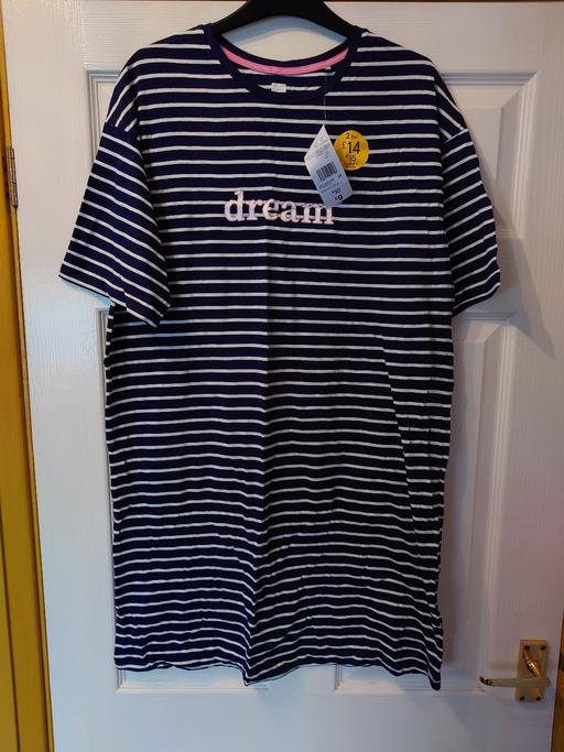 Buy & Sell Woodthorpe Charnwood - Photos for Women's navy/white striped nightie size 8-10
