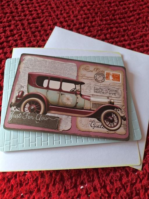 courses Rubery Birmingham - Photos for vintage car Father's Day card