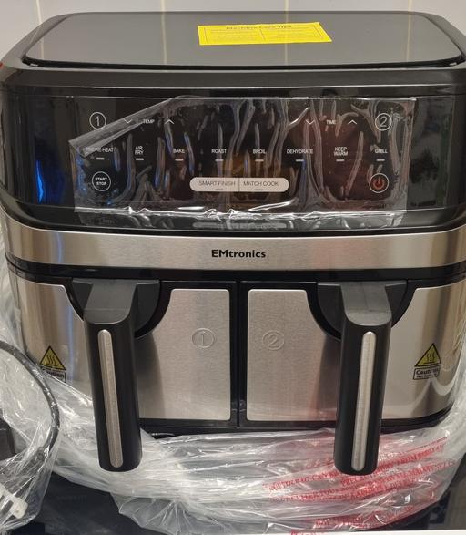 Buy & Sell Newton Solney South Derbyshire - Photos for EMtronics Dual Extra large Air fryer