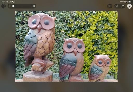 Buy & Sell Kettering North Northamptonshire - Photos for 3 Vintage Handcrafted Owls