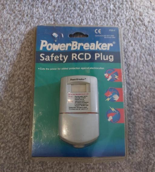 Buy & Sell Wolverhampton West Midlands - Photos for Powerbreaker J72G-C RCD Plug In Grey