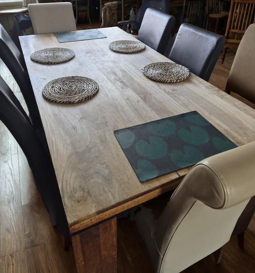Buy & Sell Wolverhampton West Midlands - Photos for Real Oak Dining Table & 6 Chairs