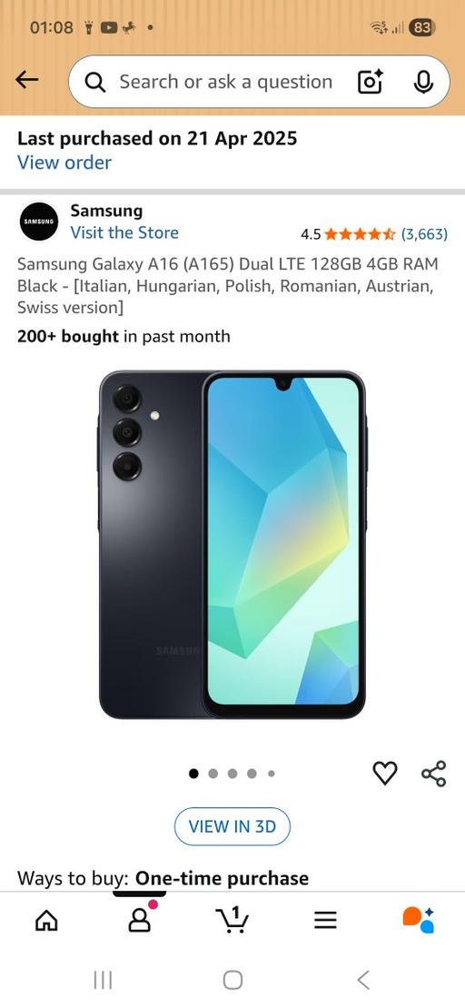 Buy & Sell Hunslet Business Park Leeds - Photos for Samsung A 16 128 GB