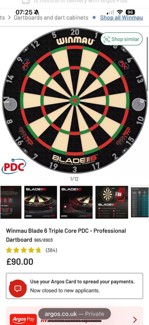Buy & Sell Sandfield Park Liverpool - Photos for Winmau dartboard brand new - see description