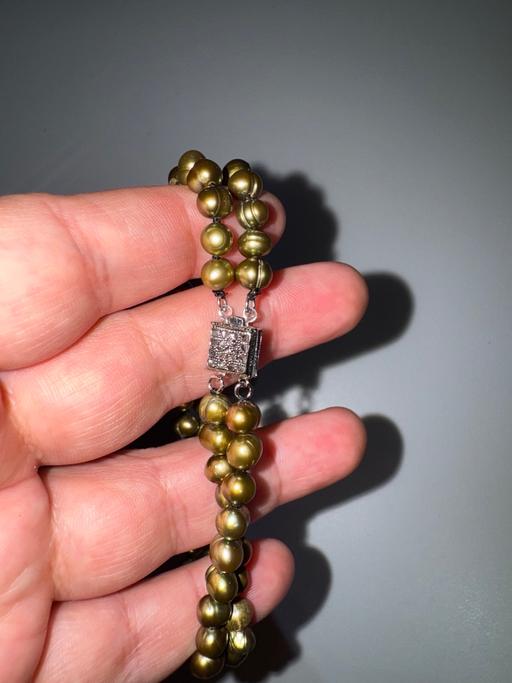 Buy & Sell Melton Mowbray Melton - Photos for Ladies Dark Green Fresh Water Pearl Bracelet