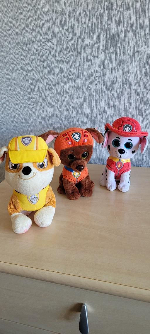 Buy & Sell Great Houghton Barnsley - Photos for 3 TY paw patrol plush toys