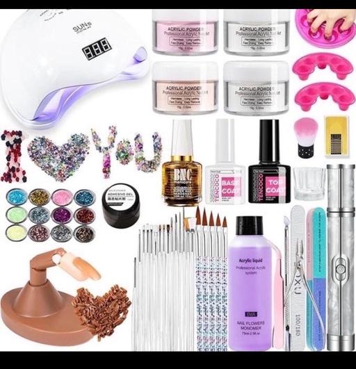Buy & Sell Minworth Trade Park Birmingham - Photos for Acrylic Nail Kit Inc UV Lamp & All Acc NEW