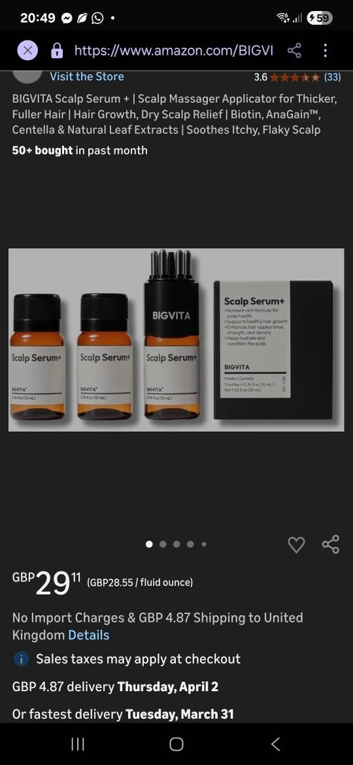 Buy & Sell Bushbury Wolverhampton - Photos for HAIR SERUM