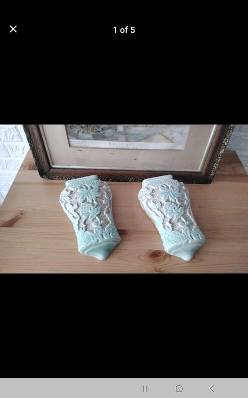 Buy & Sell Yardley Birmingham - Photos for pair of art deco wall vases radford pottery