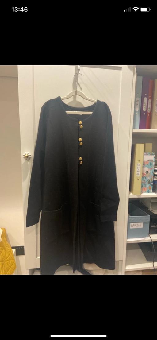 Buy & Sell Acton West London - Photos for Merino wool Long cardigan with metal buttons