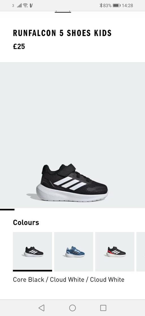 Buy & Sell Moseley Village Wolverhampton - Photos for New kids Adidas Cloudfoam trainers size 9k