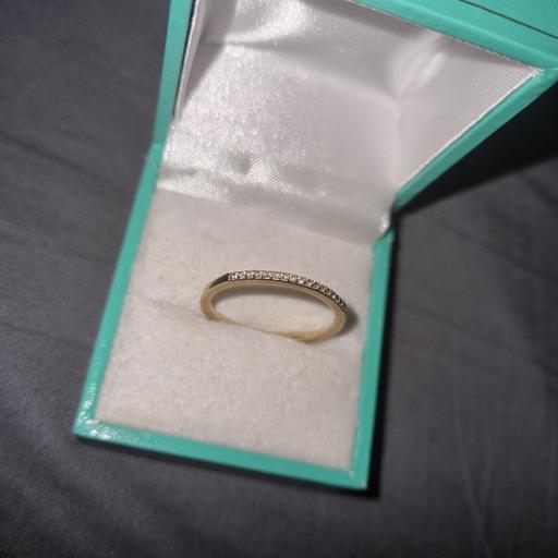Buy & Sell Blackburn Blackburn with Darwen - Photos for 9k solid gold diamond half eternity ring
