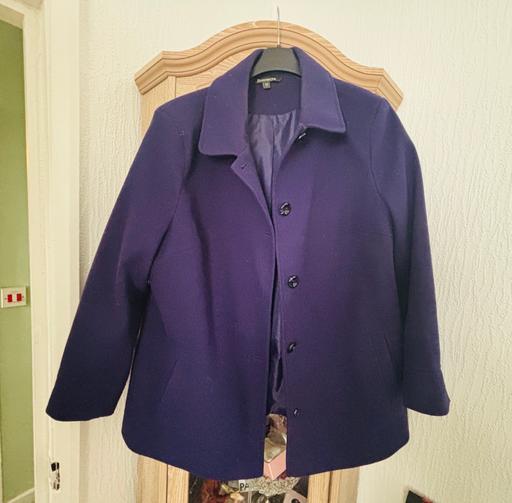 Buy & Sell Princes End Sandwell - Photos for Women’s blue suede coat, size 20