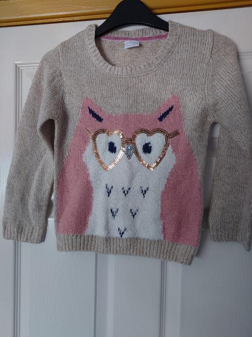 Buy & Sell Loughborough Charnwood - Photos for Girls owl jumper size 6-7 years