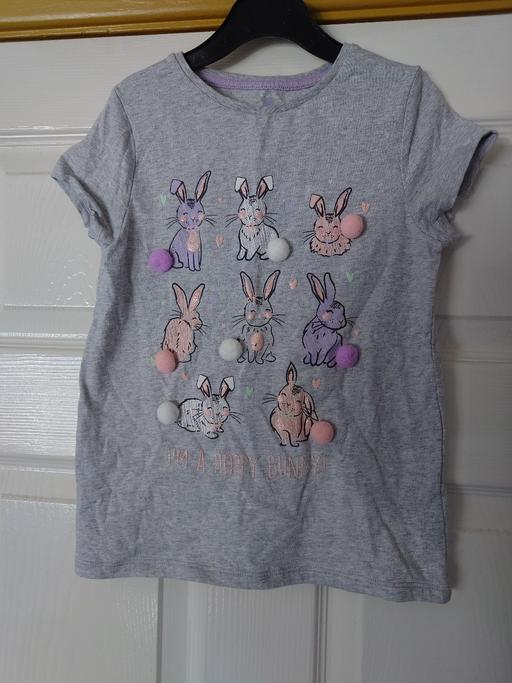 Buy & Sell Woodthorpe Charnwood - Photos for Girls grey bunny top size 6-7 years