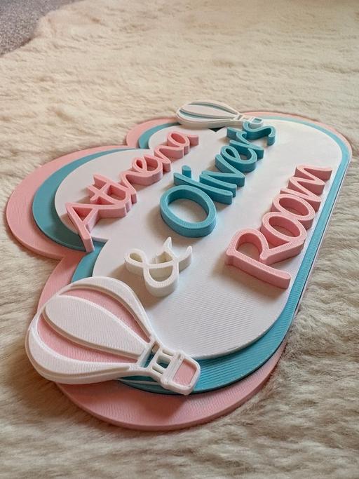 Buy & Sell Chester Le Street County Durham - Photos for 2 name door sign 3d ,personalised