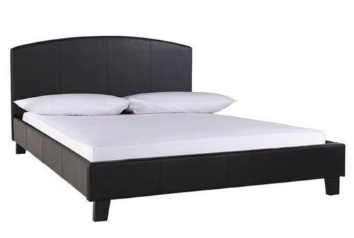 Buy & Sell East Putney Station Wandsworth - Photos for Double Bed Frame - Faux Leather