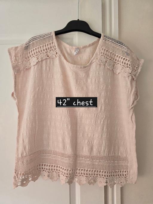 Buy & Sell Rowley Regis Sandwell - Photos for Made in Italy, 100% cotton pink blouse 👚