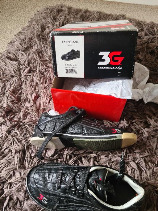 Buy & Sell Hasbury Dudley - Photos for 3g size 7.5 tour black bowling shoes