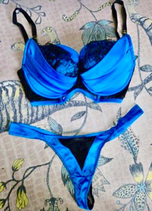 Buy & Sell Heaton Mersey Stockport - Photos for Ann Summers Blue Push Up Bra and Thong