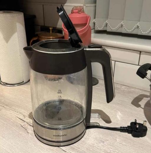 Buy & Sell Moxley Walsall - Photos for COOKWORKS SS GLASS KETTLE